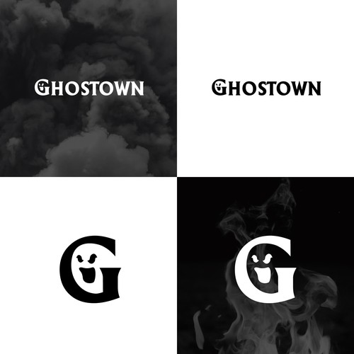 Ghost logo with the title 'G Ghost Logo'