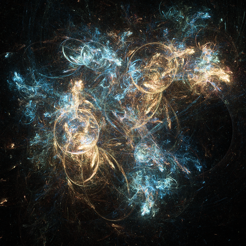 Star illustration with the title 'Infinite Space NFT'