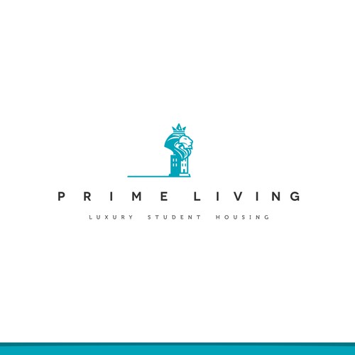 Lion brand with the title 'Simple strong concept for a luxury student housing'