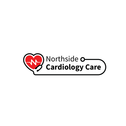 Stethoscope logo with the title 'Logo Submit for Northside Cardiology Care'
