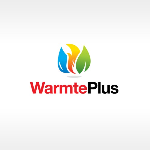 Heating design with the title 'Warmte Plus'