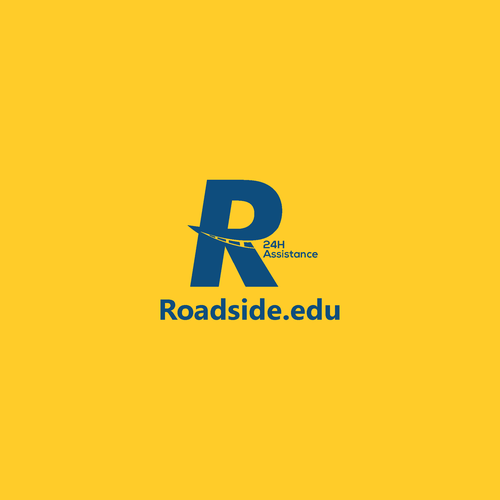 Emergency design with the title 'Logo Concept for Roadside'