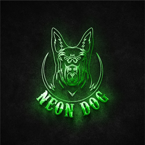 Kaleidoscope logo with the title 'Neon Dog'