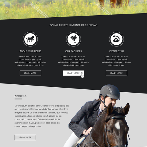 Black website with the title 'Makomay Eq.'