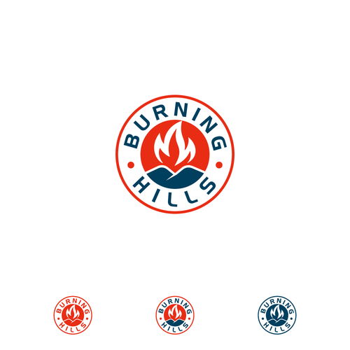Hill logo with the title 'Burning Hills'