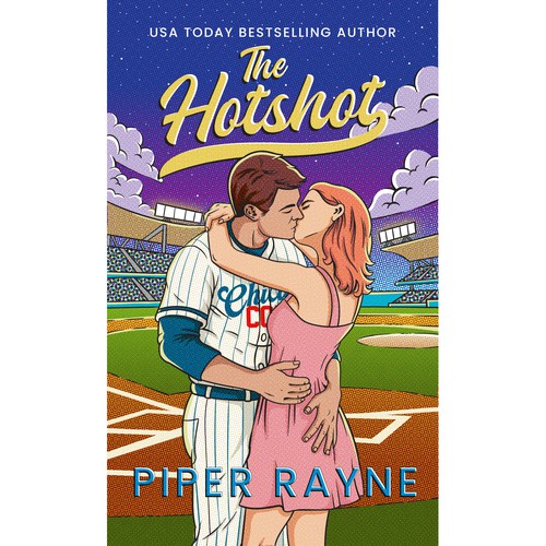 Book cover illustration with the title 'The Hotshot Book Cover'