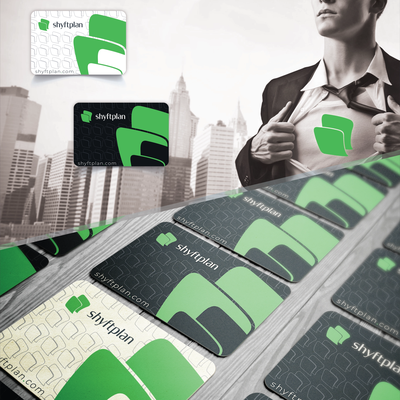 Businss card design for tech co