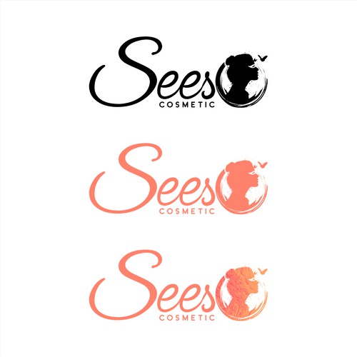 Female logo with the title 'Seeso Cosmetics'