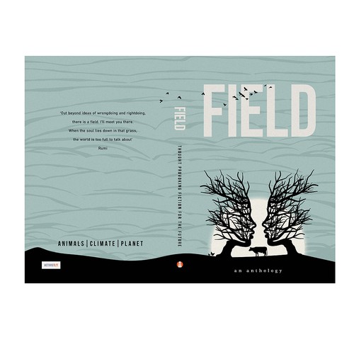 Art book cover with the title 'Book Cover: Field'