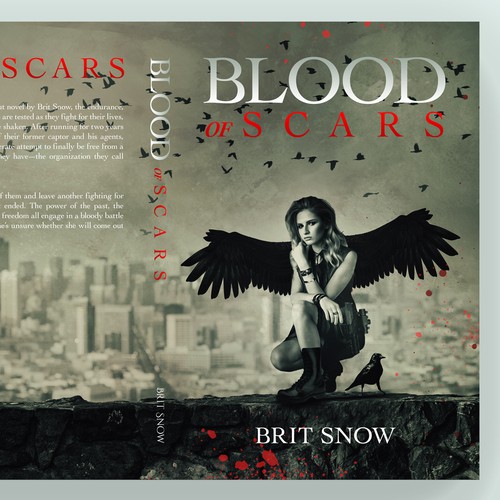 Novel design with the title 'Gripping Book Cover for YA Novel'