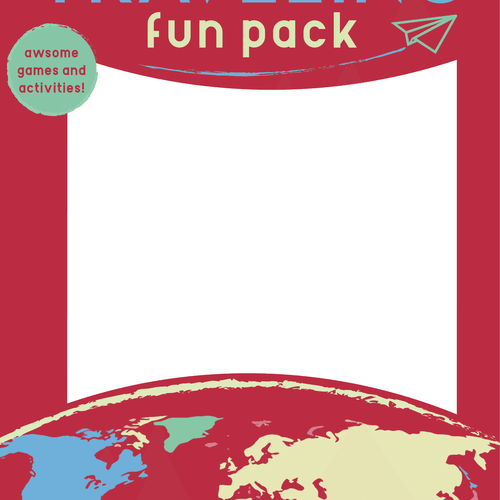 Game packaging with the title 'Traveling Fun Pack'