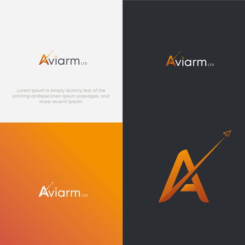 Helicopter design with the title 'Logo Design'