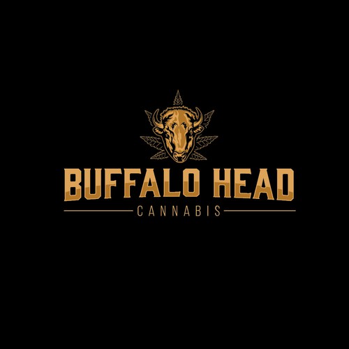 Cannabis leaf logo with the title 'Cannabis retail logo'
