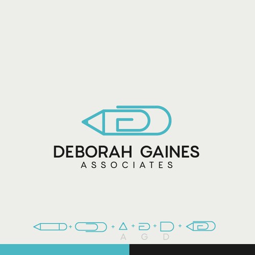Editorial design with the title 'Deborah Gaines Associates'