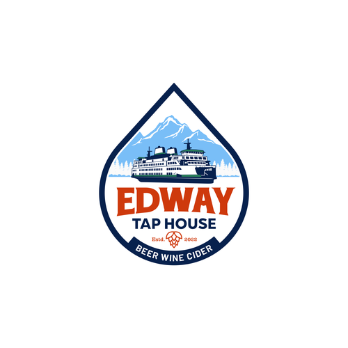 Scenery logo with the title 'EdWay Taphouse - Logo'