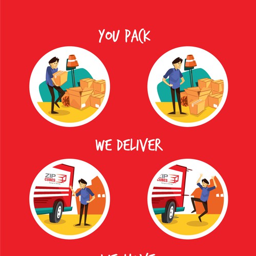 Icon illustration with the title 'zib cube (finalist)'