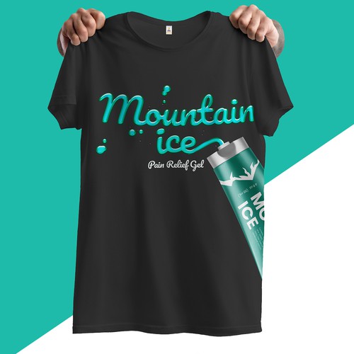 Inspirational design with the title 'T Shirt Design for Mountain Ice'
