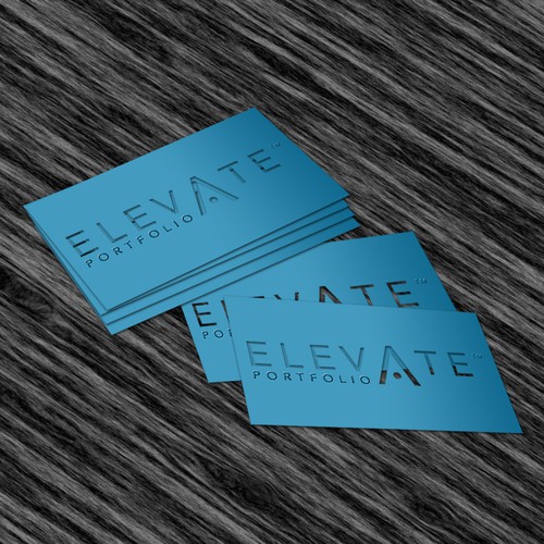Elevate design with the title 'ELEVATE PORTFOLIO TM'