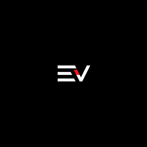 Corporate identity logo with the title 'EV Photography – Logo & Brand Identity'