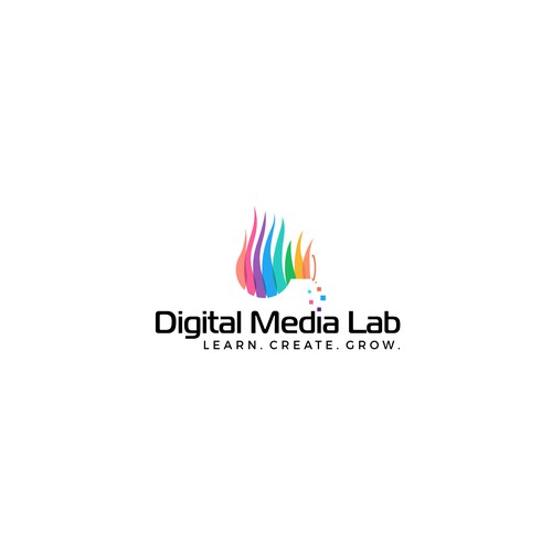 Media logo with the title 'Digital media lab'