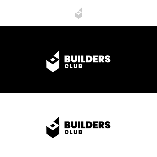 Icon logo with the title 'Logo for a company program, called "BUILDERS CLUB"'