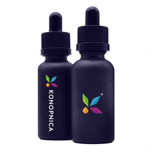 Hemp logo with the title 'Geometric Colorfull Logo for a Slovakia CBD company'