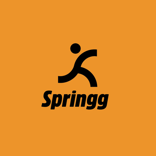 Energetic logo with the title 'Logo for a fitness website'