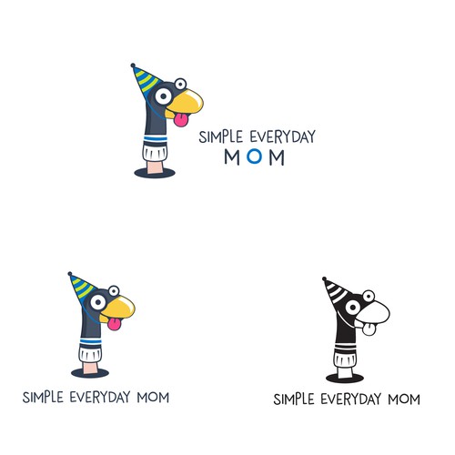 Mom design with the title 'Simple Everyday Mom logo'