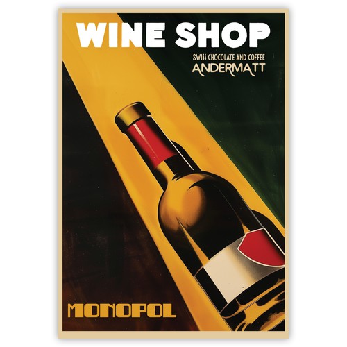 Antique design with the title 'poster design '