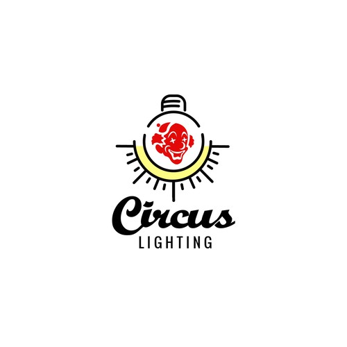 Circus logo with the title 'Circus Lighting Logo'