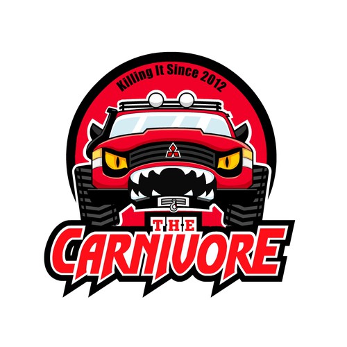 Off-road design with the title 'The Carnivore'