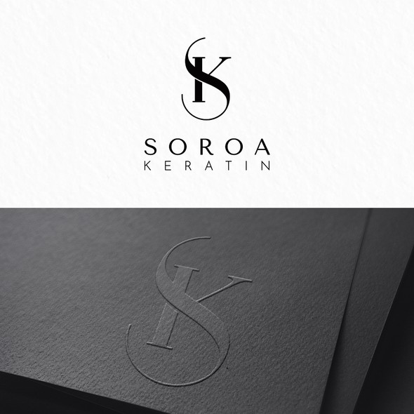 Shampoo logo with the title 'Soroa Keratin'