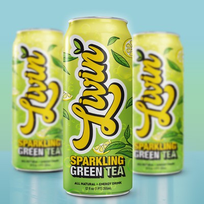 Green Tea Label design