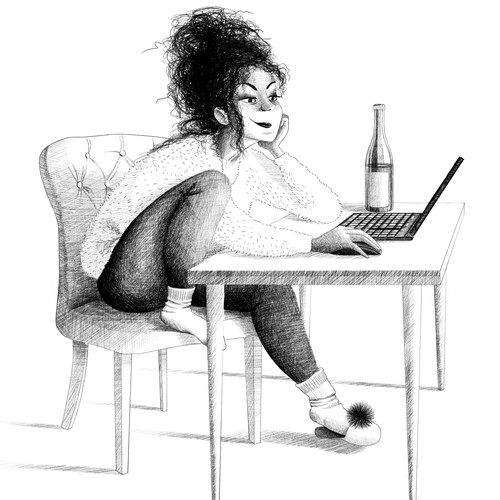 Line art illustration with the title 'Plans'