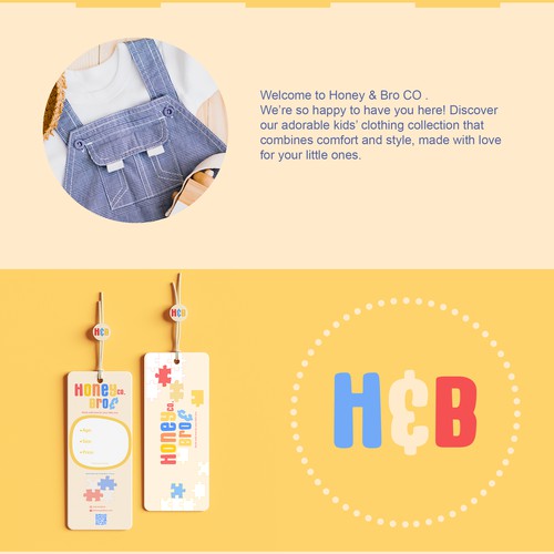 Baby store logo with the title 'Logo for a children's clothing store'