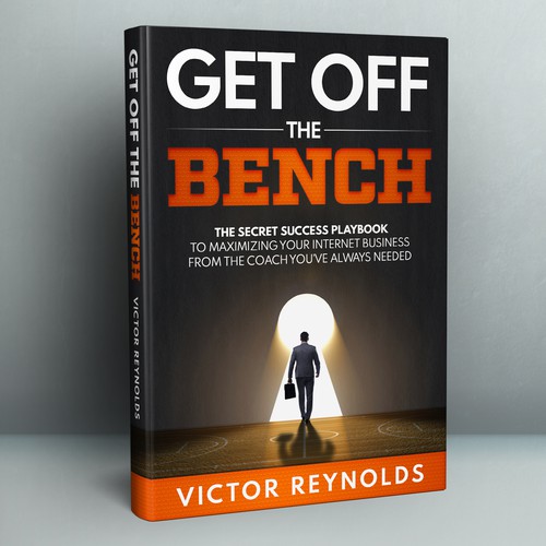 Sports book cover with the title 'Get off the Bench'