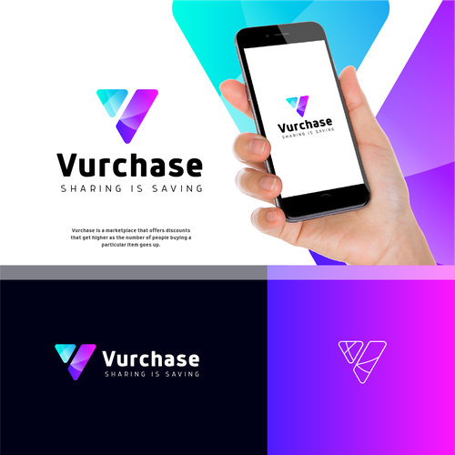Marketplace design with the title 'Vurchase'