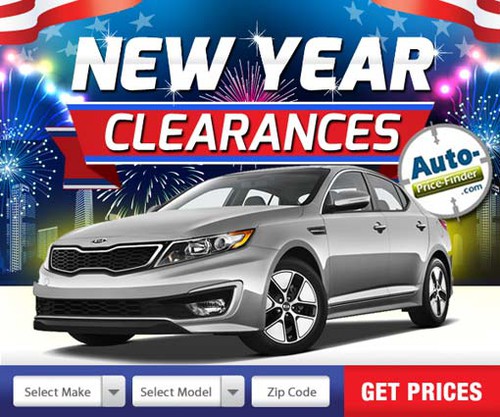 Promotional design with the title 'New Years ad for a cool automotive company!'