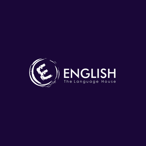 Good logo with the title 'English'