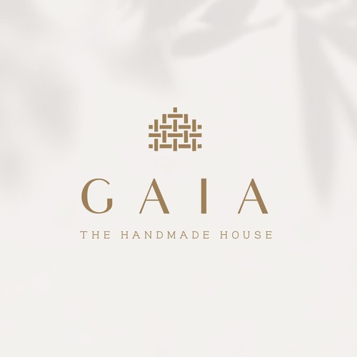 Knitting design with the title 'Gaia the Handmade House'