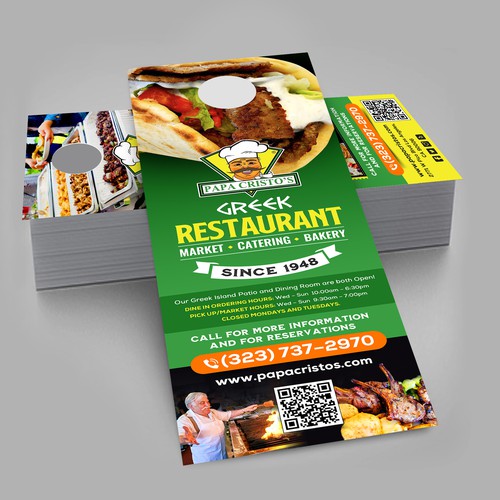 Catering design with the title 'Resturant Menu'