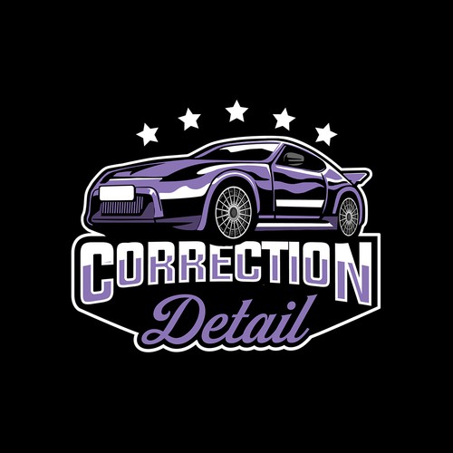 Wheel logo with the title 'logo correction detail'