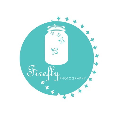 Firefly logo with the title 'Create a rustic, southern style logo for a photography company'