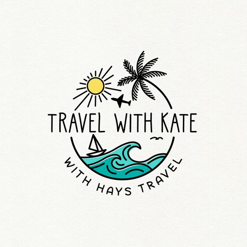 Travel brand with the title 'Travel with Kate'
