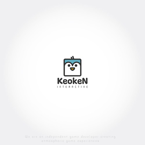 Blue and black design with the title 'Keoken'
