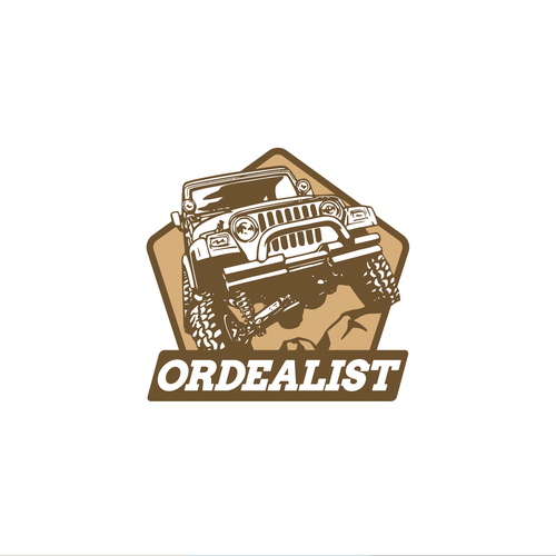 Off-road logo with the title 'Logo I made for Ordealist'