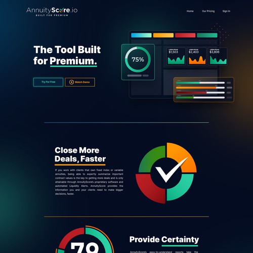 Tool design with the title 'Web page design for software evaluation tool '