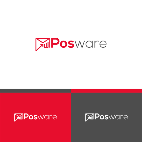 Email logo with the title 'Create a POS software logo for the retail market'