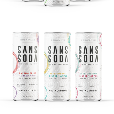 Sans Soda Label