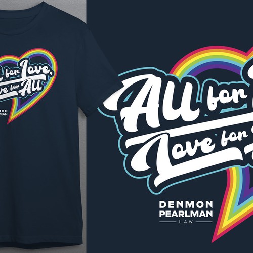 Pride design with the title 'Rainbow shirt for a Pride Parade'